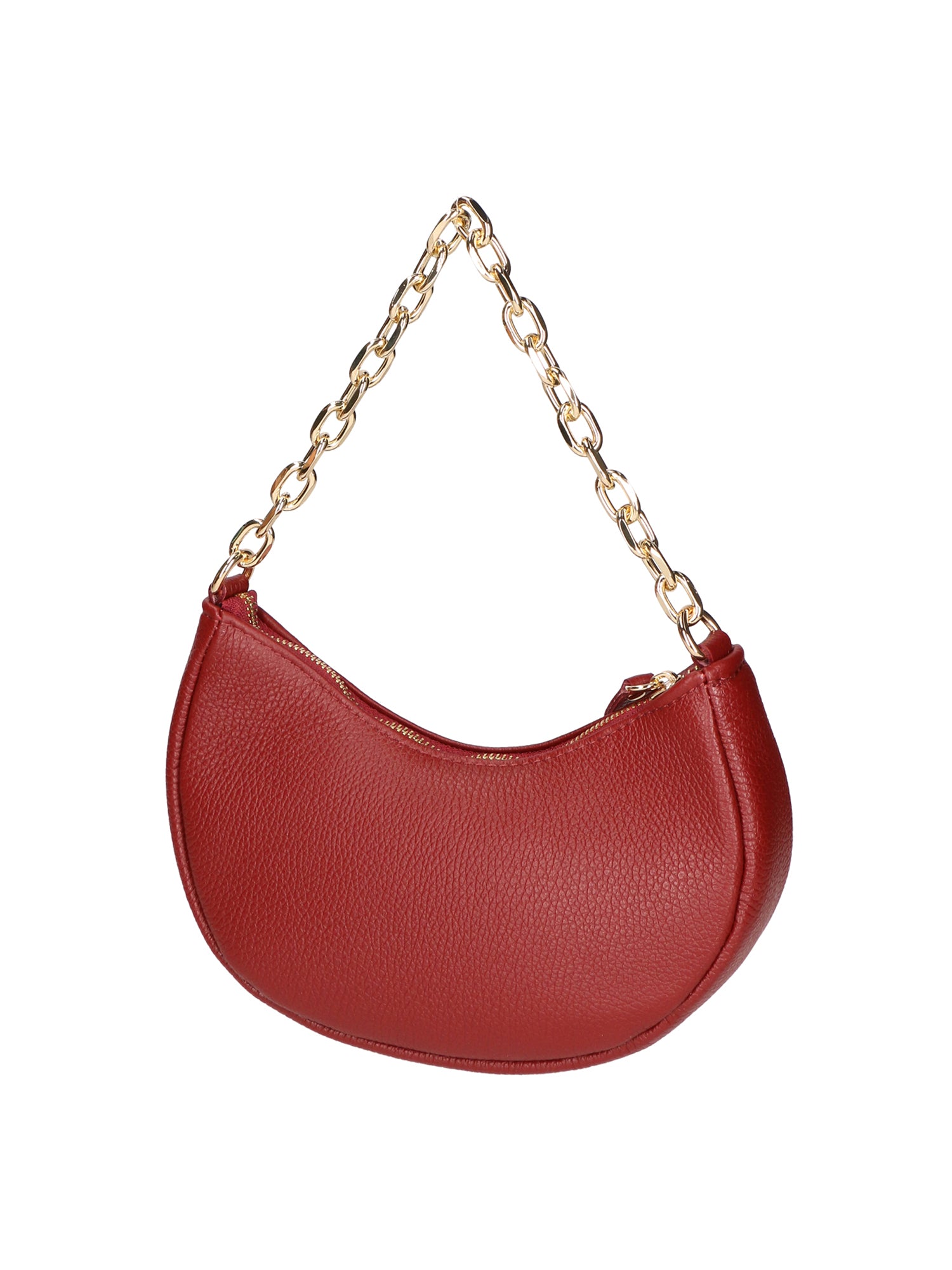 Loreta Borsa a spalla da donna Vera pelle 06511-D10 ROSSO SCURO Gave Lux
