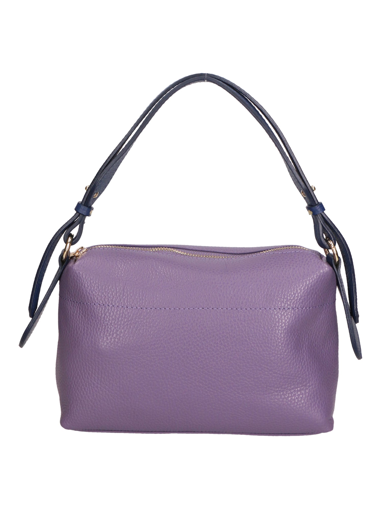 Vivienne Borsa a spalla da donna Vera pelle 06674-D87 VIOLET + D24 BLU Gave Lux
