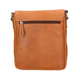 Borsa a tracolla uomo in vera pelle RFID HILB-3102-CUOIO Hill Burry
