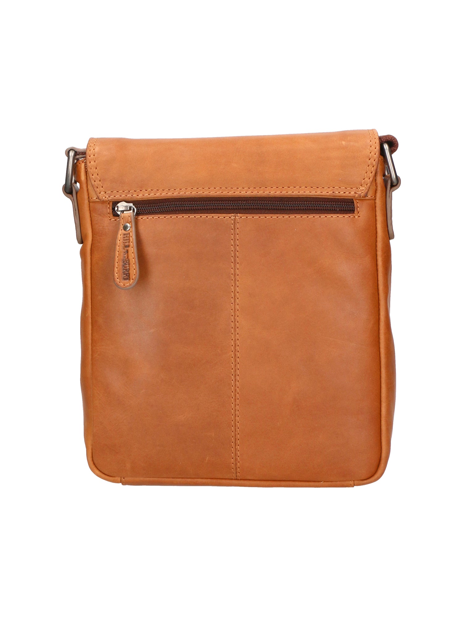 Borsa a tracolla uomo in vera pelle RFID HILB-3102-CUOIO Hill Burry