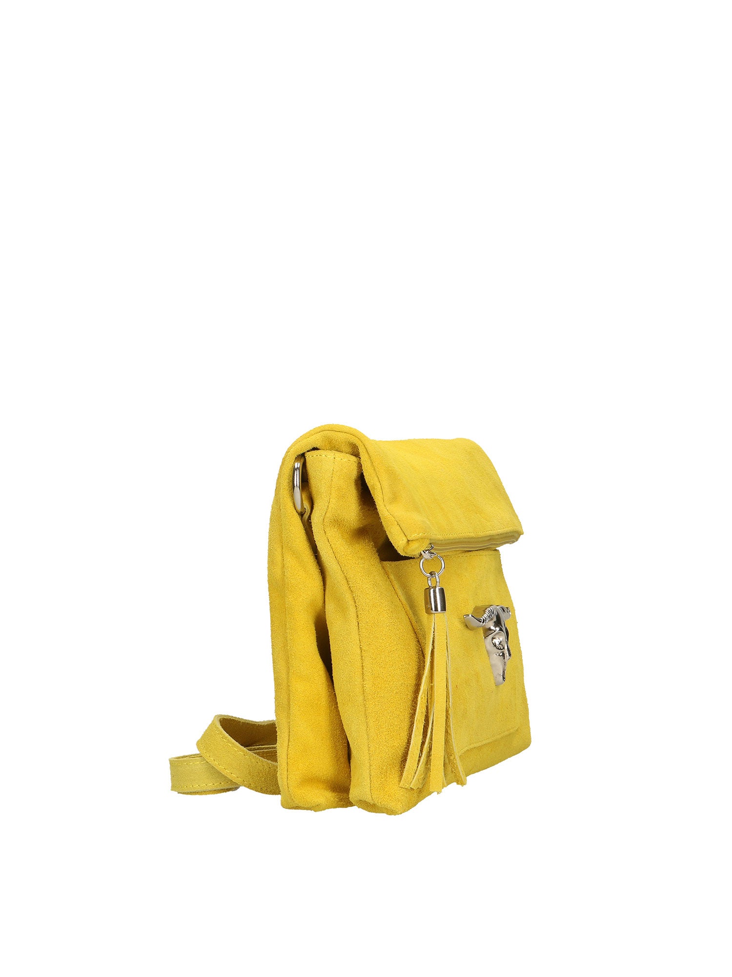 Valencia Borsa a tracolla da donna Vera pelle 8651-GIALLO Gave Lux