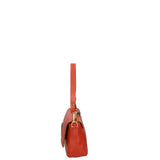 Wally Borsa a spalla da donna Vera pelle 06869-D61 MATTONE Gave Lux