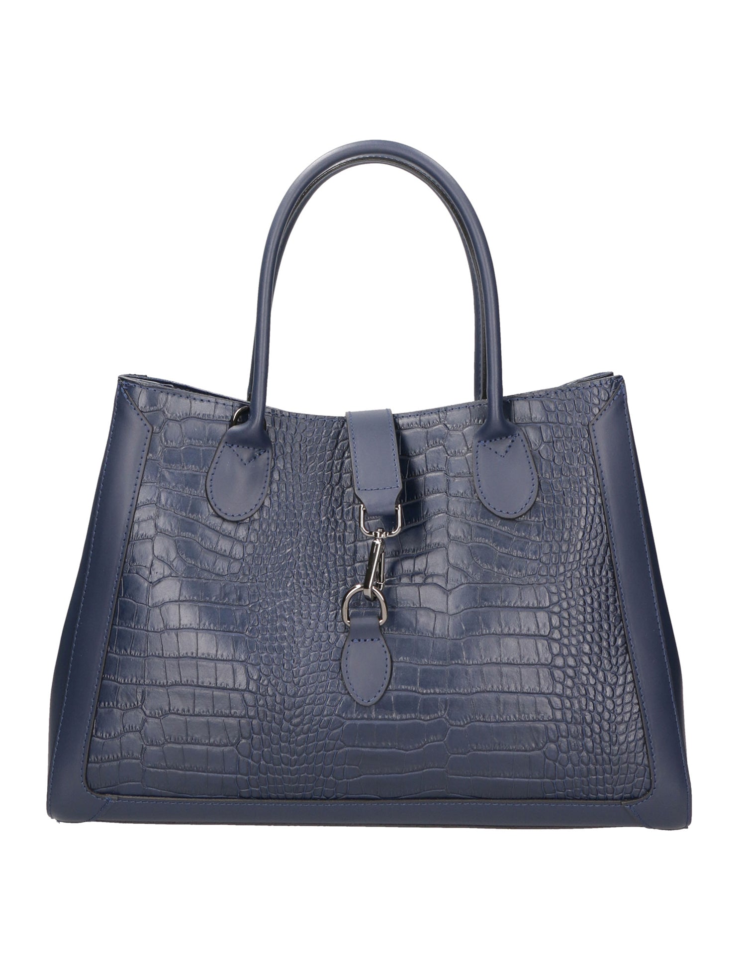 Aurora Borsa a mano da donna Vera pelle croco 05698-C26 BLU SCURO Gave Lux