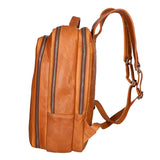 Zaino da uomo in vera pelle RFID HILB-3365-CUOIO Hill Burry