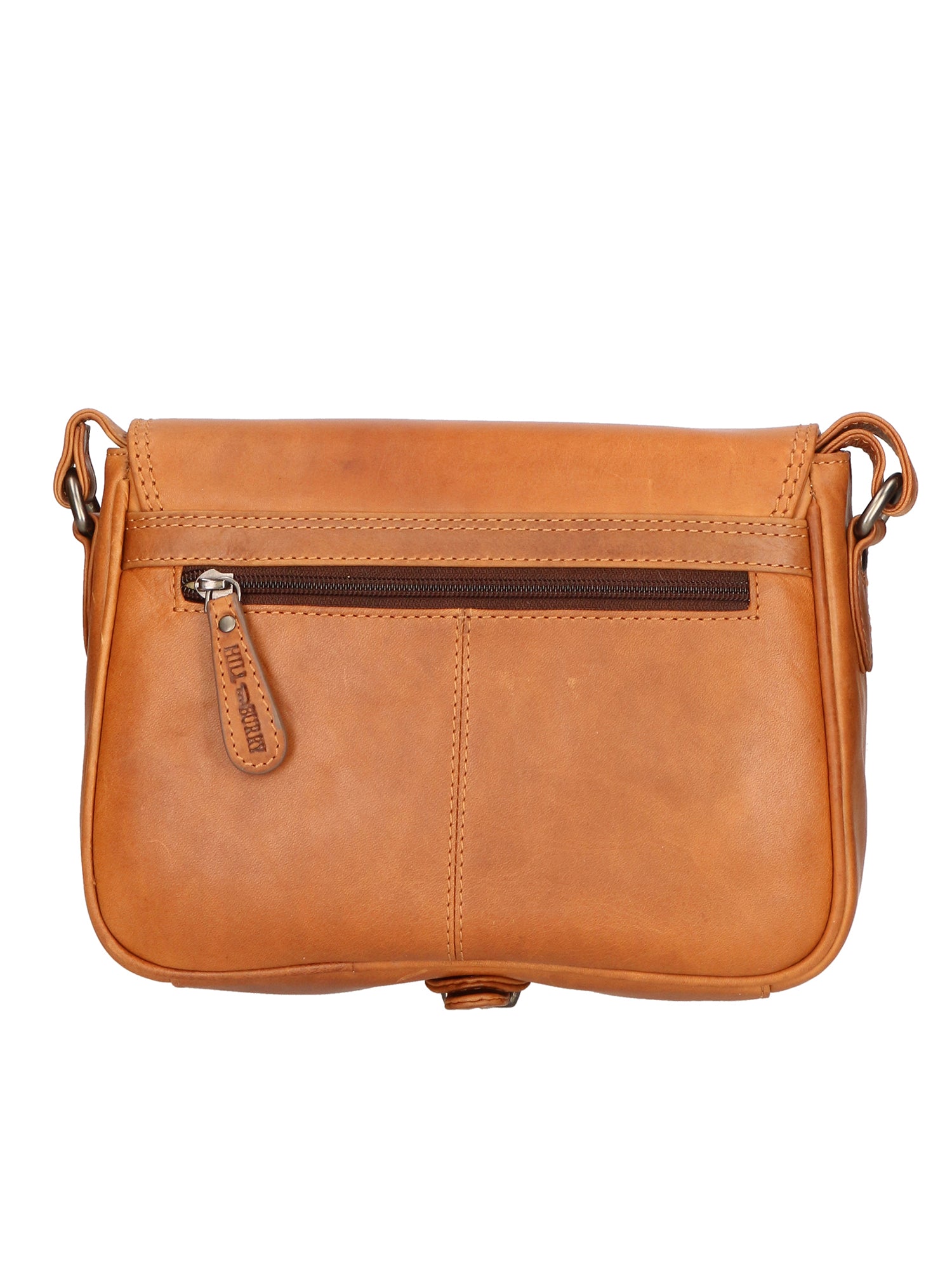 Borsa a tracolla da uomo 100% vera pelle HILB-4003-CUOIO Hill Burry