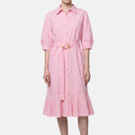 Vestito in Cotone Rosa