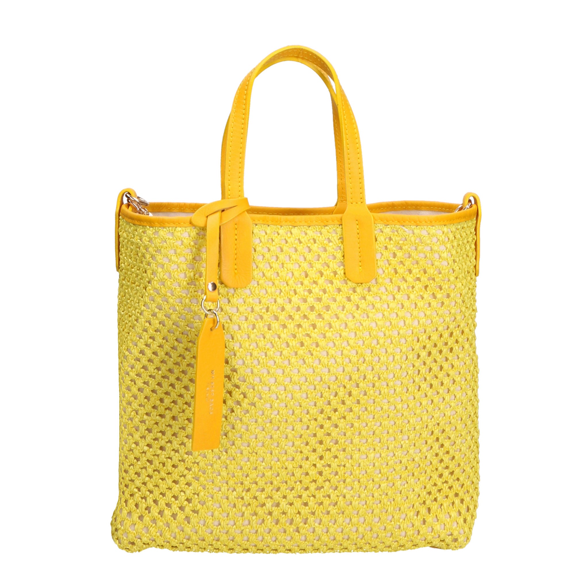 Borsa a mano da donna Paglia & Pelle MYB-7028-SS-GIALLO My Best Bag