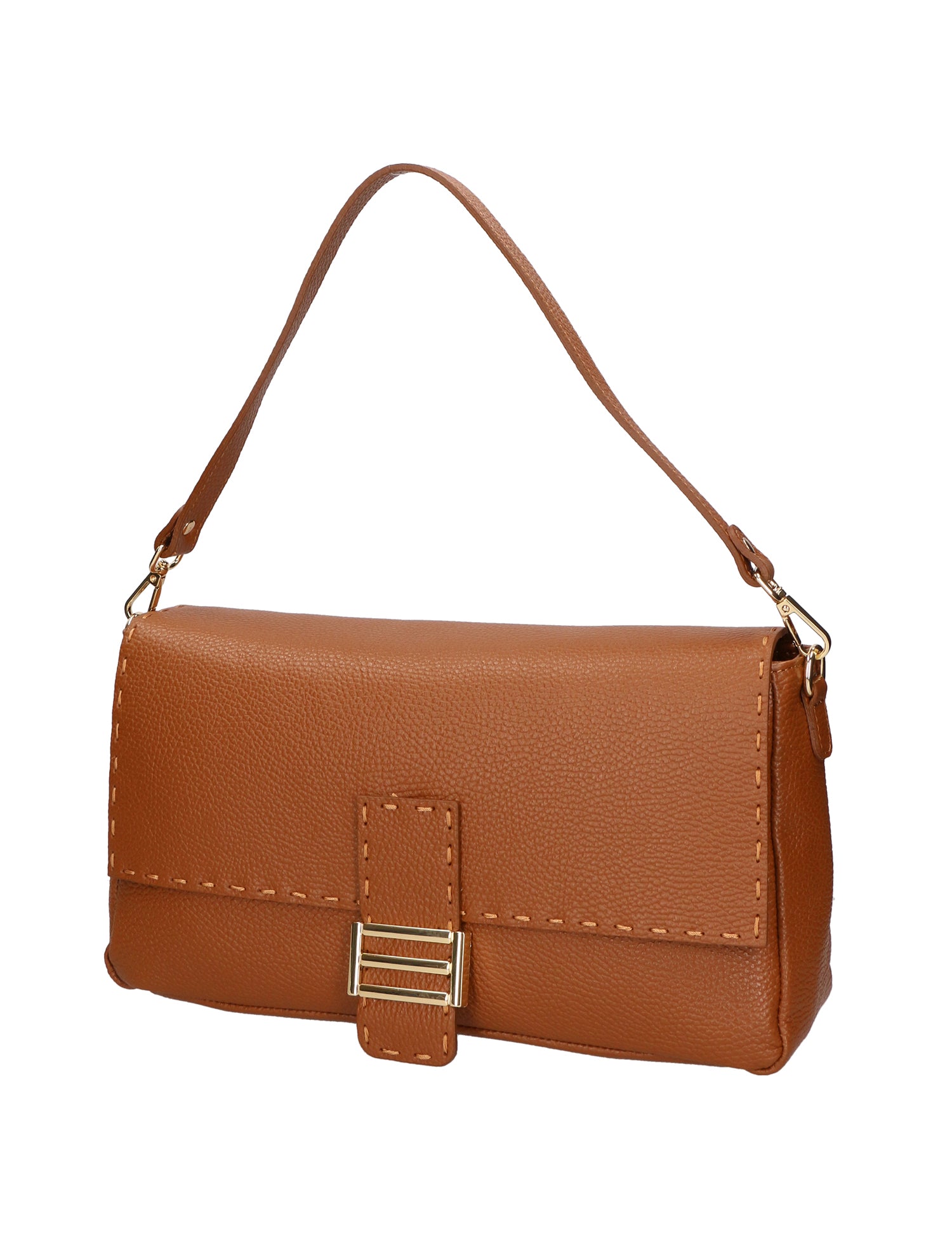 Walda Borsa a spalla da donna Vera pelle 06868-D17 CUOIO Gave Lux