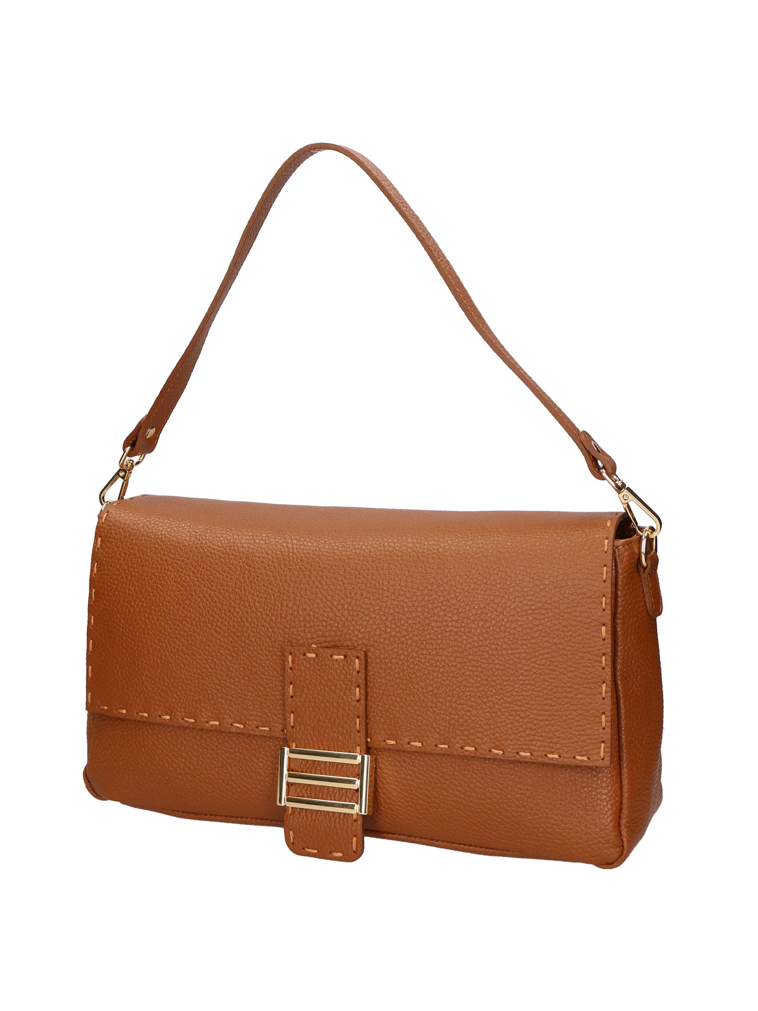 Walda Borsa a spalla da donna Vera pelle 06868-D17 CUOIO Gave Lux