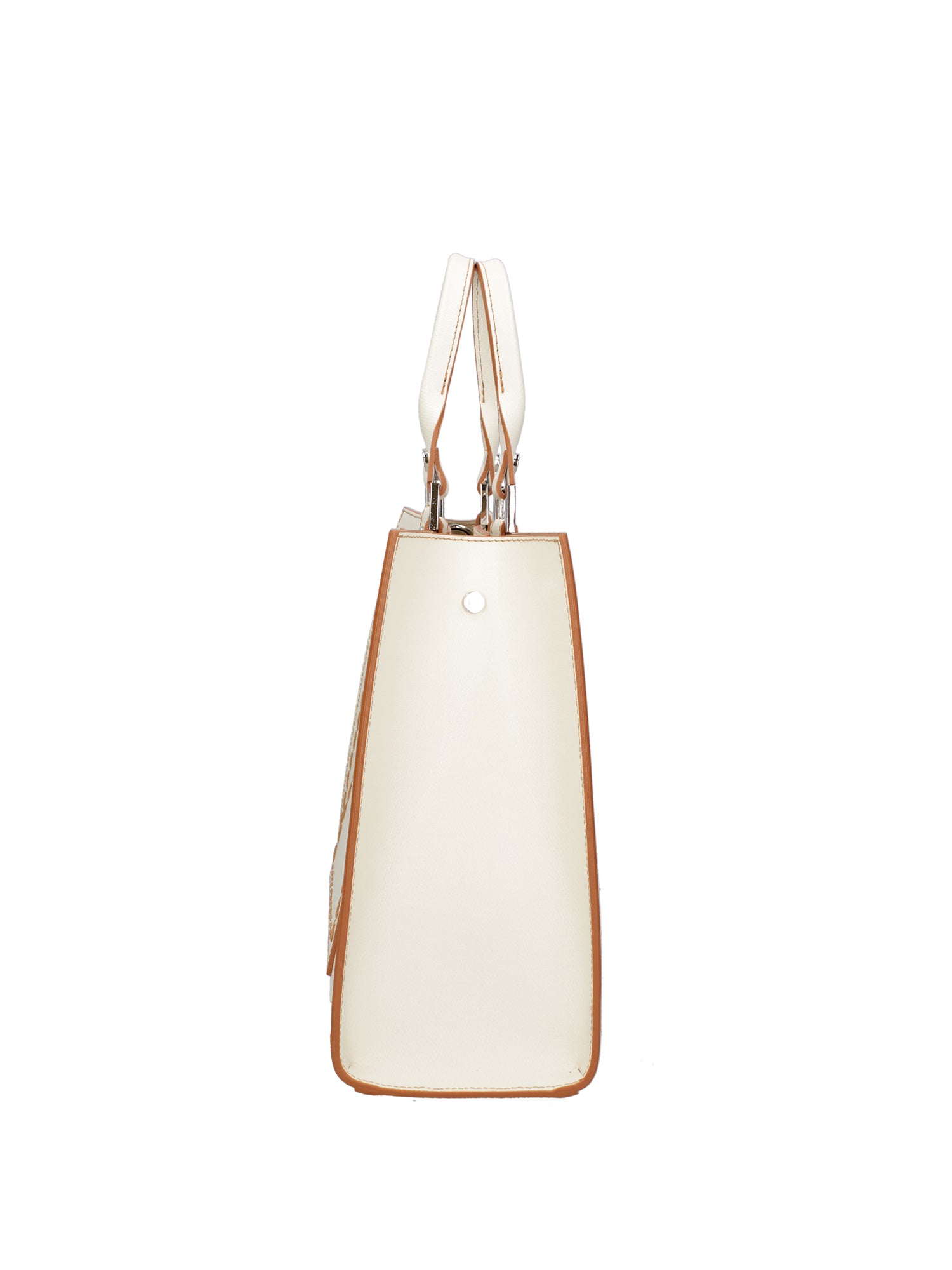 Borsa a mano da donna 100% vera pelle 07262-P 602 BEIGE Roberta Rossi