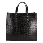 Borsa a mano da donna Vera pelle croco MYB-7004-SSCOCCO-C28 NERO My Best Bag