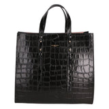 Borsa a mano da donna Vera pelle croco MYB-7004-SSCOCCO-C28 NERO My Best Bag