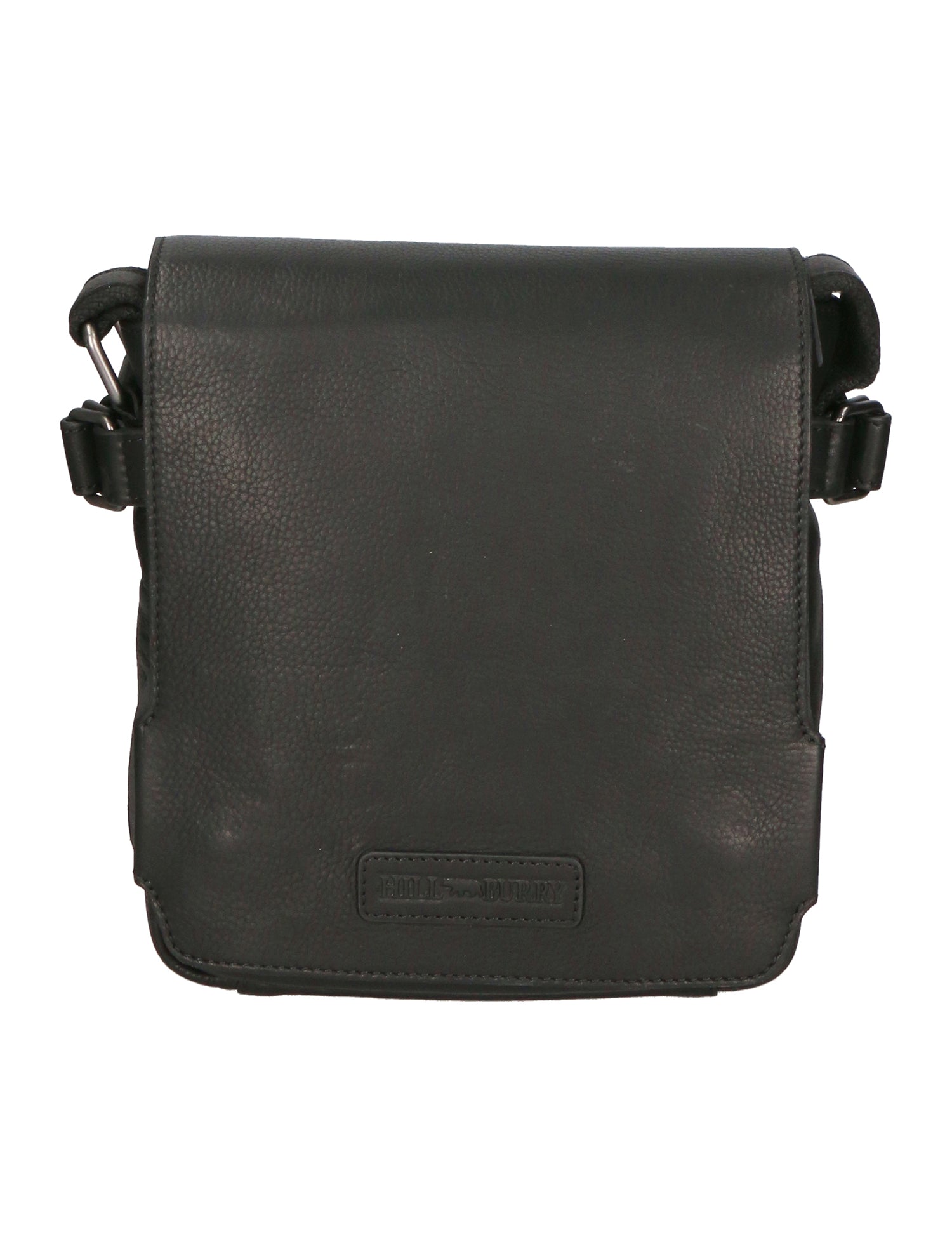 Borsa a tracolla da uomo 100% vera pelle HILB-3200-NERO Hill Burry