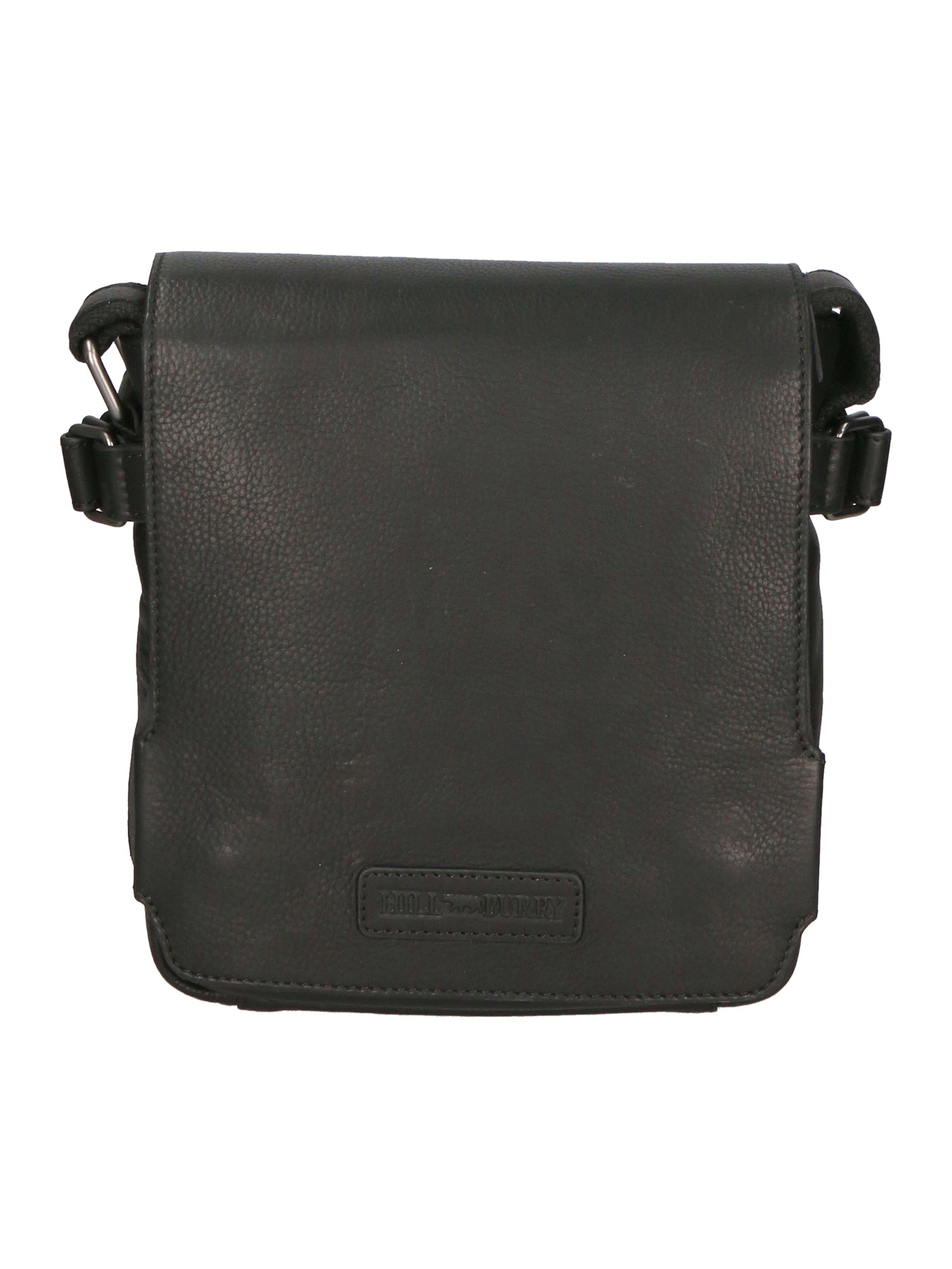Borsa a tracolla da uomo 100% vera pelle HILB-3200-NERO Hill Burry