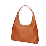 Ursula Borsa a spalla da donna Vera pelle 06673-D17 CUOIO SCURO Gave Lux