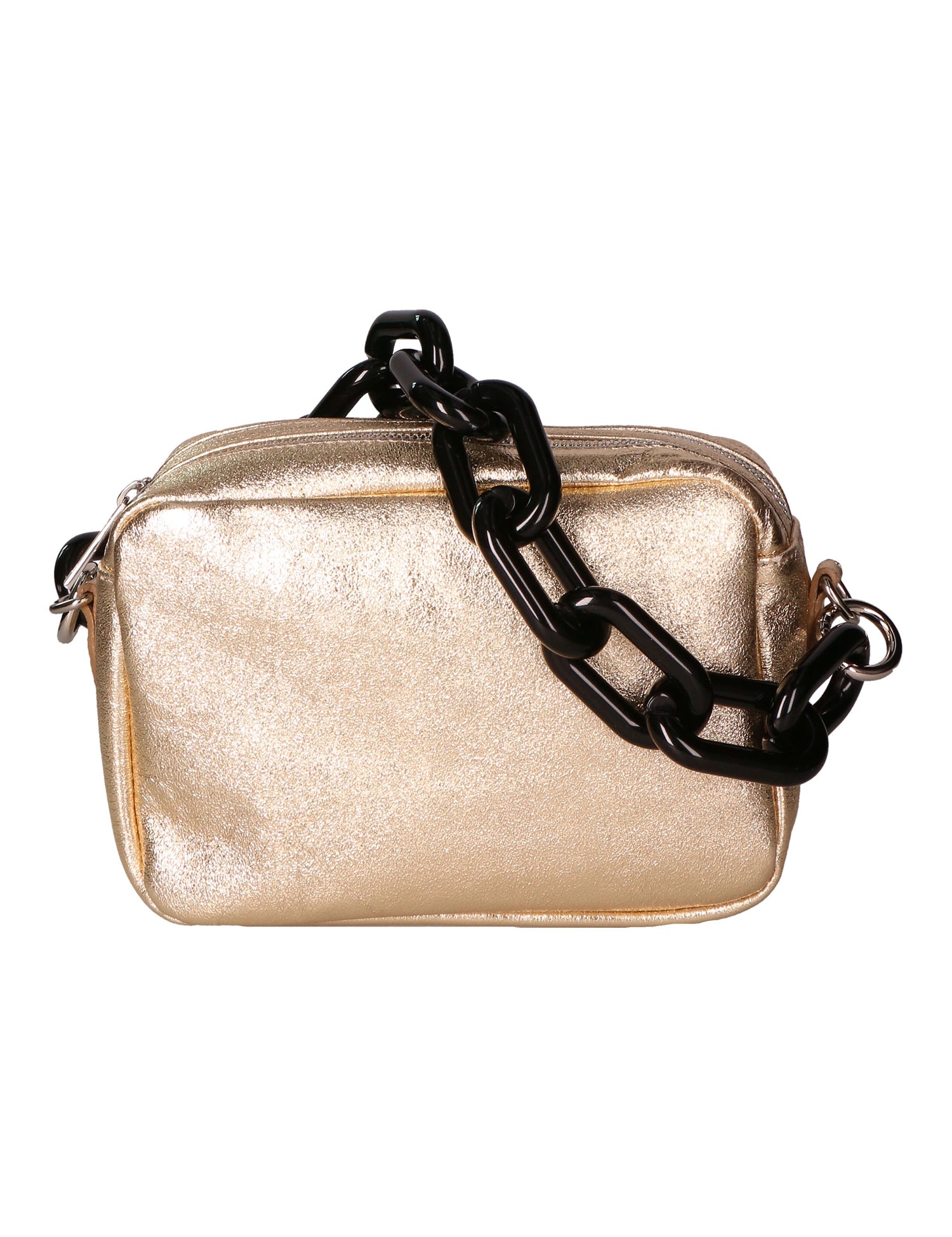 Barbara Borsa a spalla da donna Vera pelle 05706-L003 ORO Gave Lux