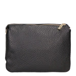 Borsa a tracolla da donna Vera pelle MYB-6054-FW-D28 NERO BLACK My Best Bag