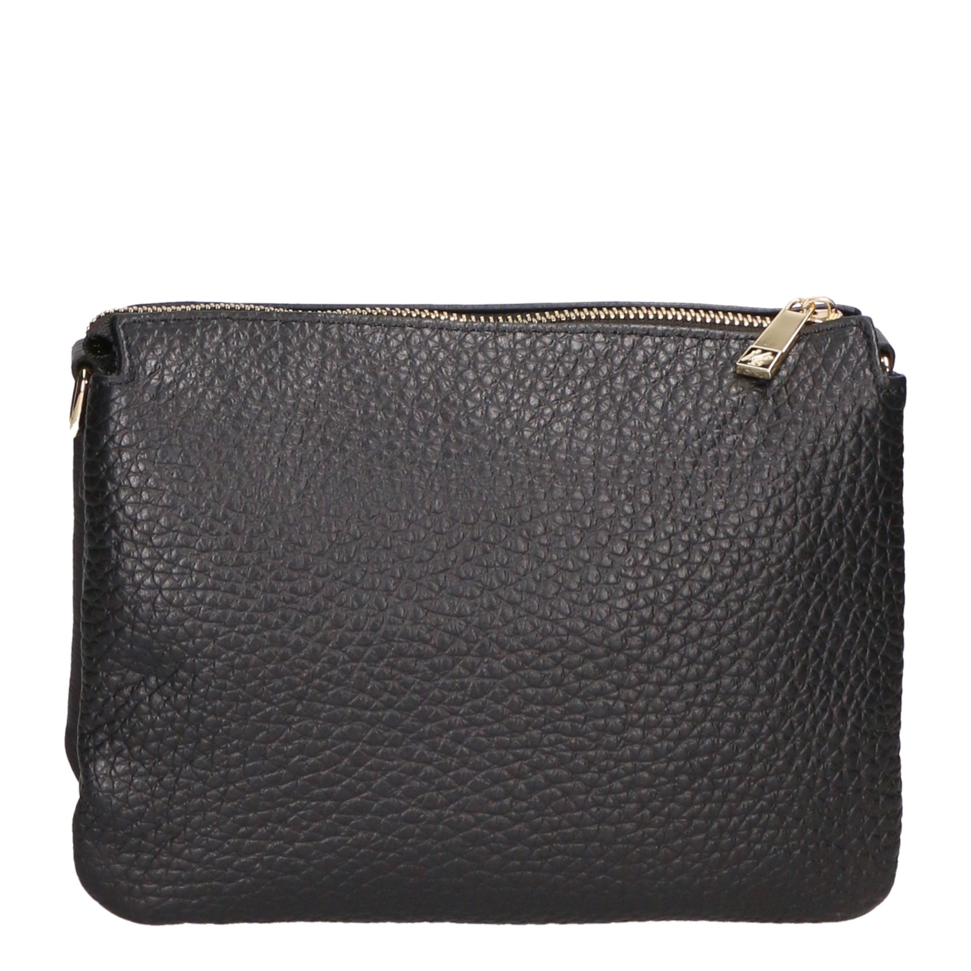 Borsa a tracolla da donna Vera pelle MYB-6054-FW-D28 NERO BLACK My Best Bag