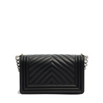 Borsa a mano da donna 100% Pvc FLAT S-BLACK + OFF SILVER Marc Ellis