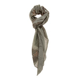 Cotone e Seta L2007-VERDE Foulard unisex Smeralda Gave Lux