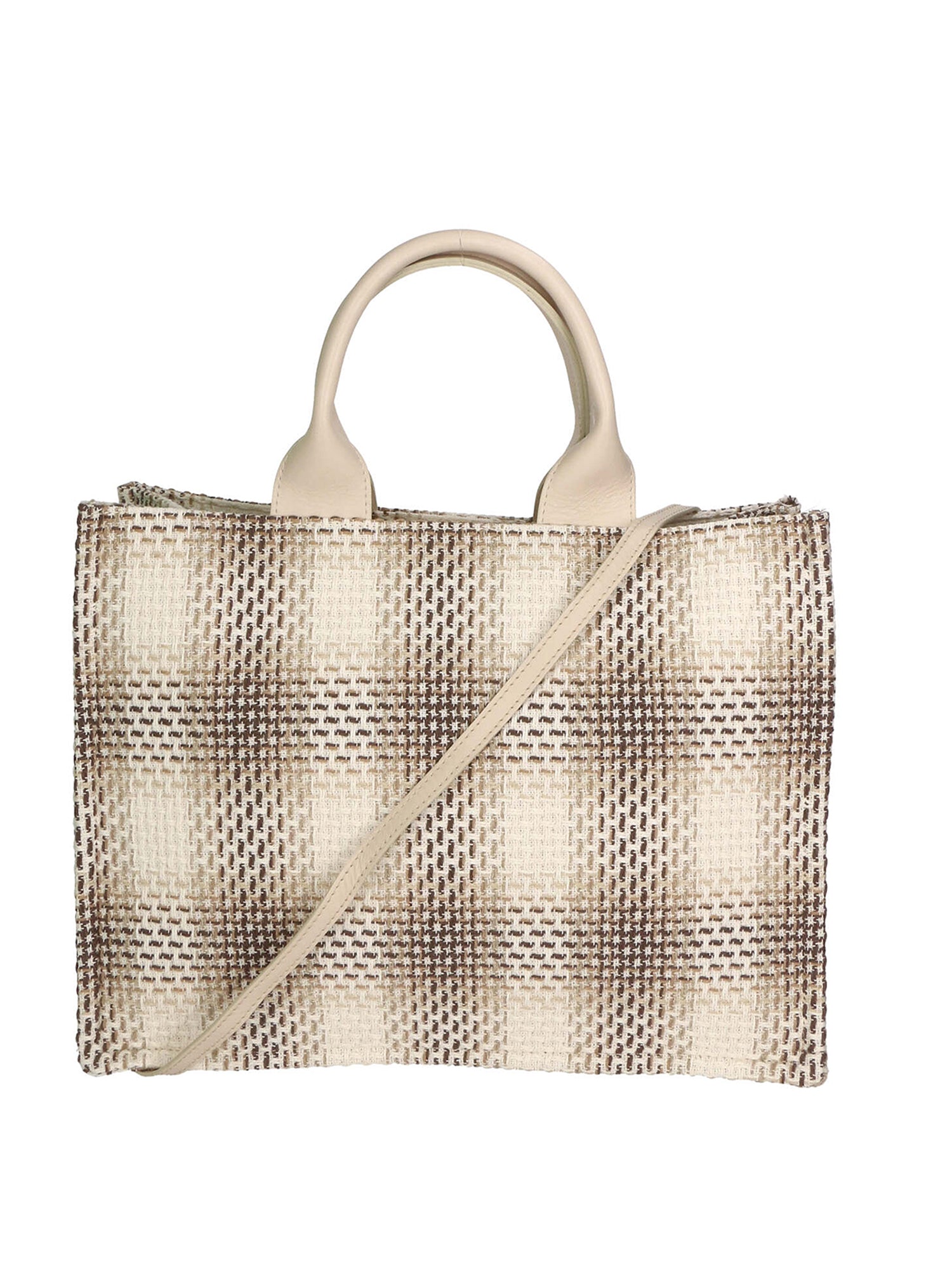 Alicia Borsa a spalla da donna Cotone e pelle 05086-40 TAUPE Gave Lux