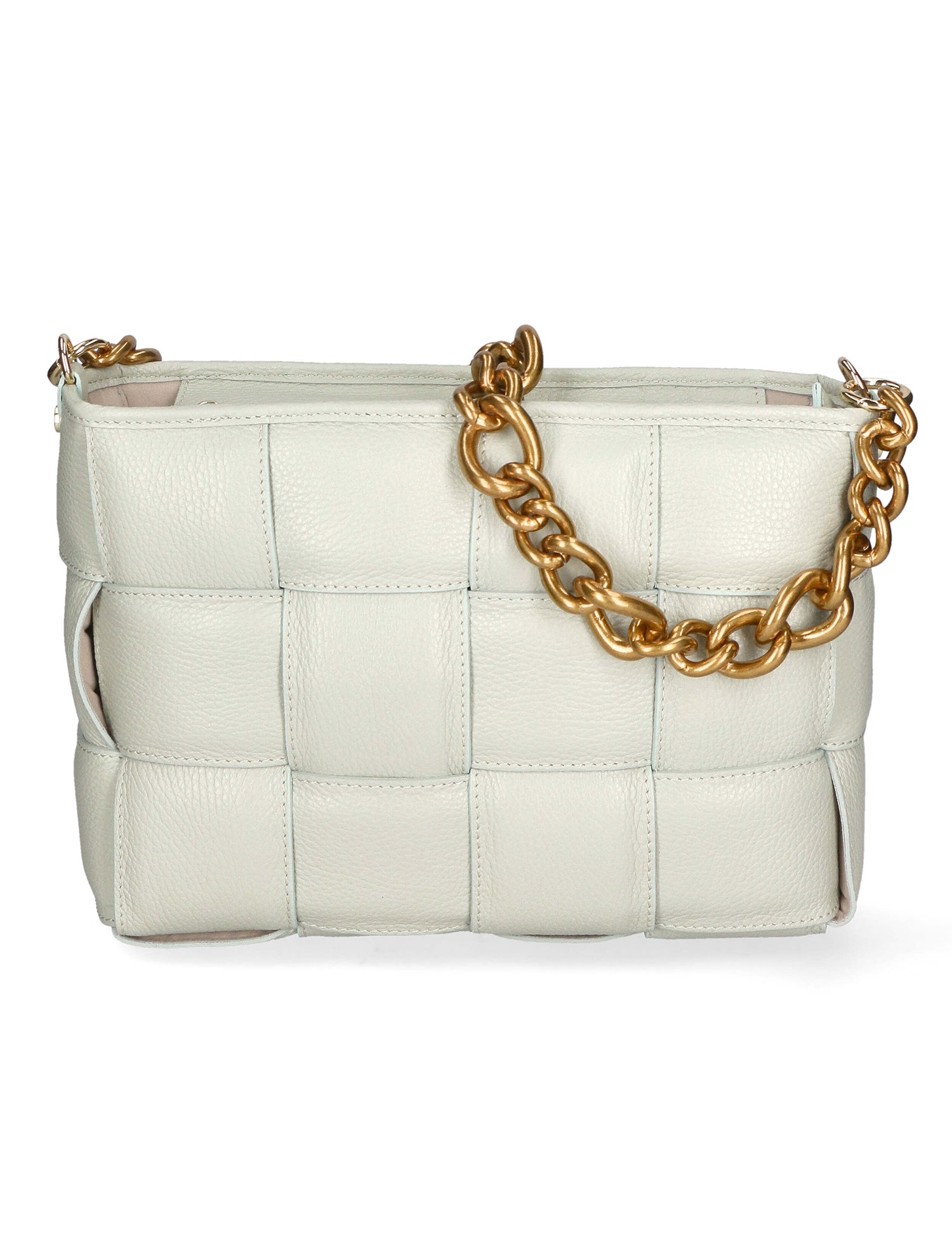 Agostina Borsa a mano da donna Vera pelle 04691-D69 ARTIC TEAL Gave Lux
