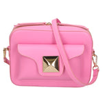 Ilenia Borsa a tracolla da donna 100% pelle 06013-L213 PINK Gave Lux