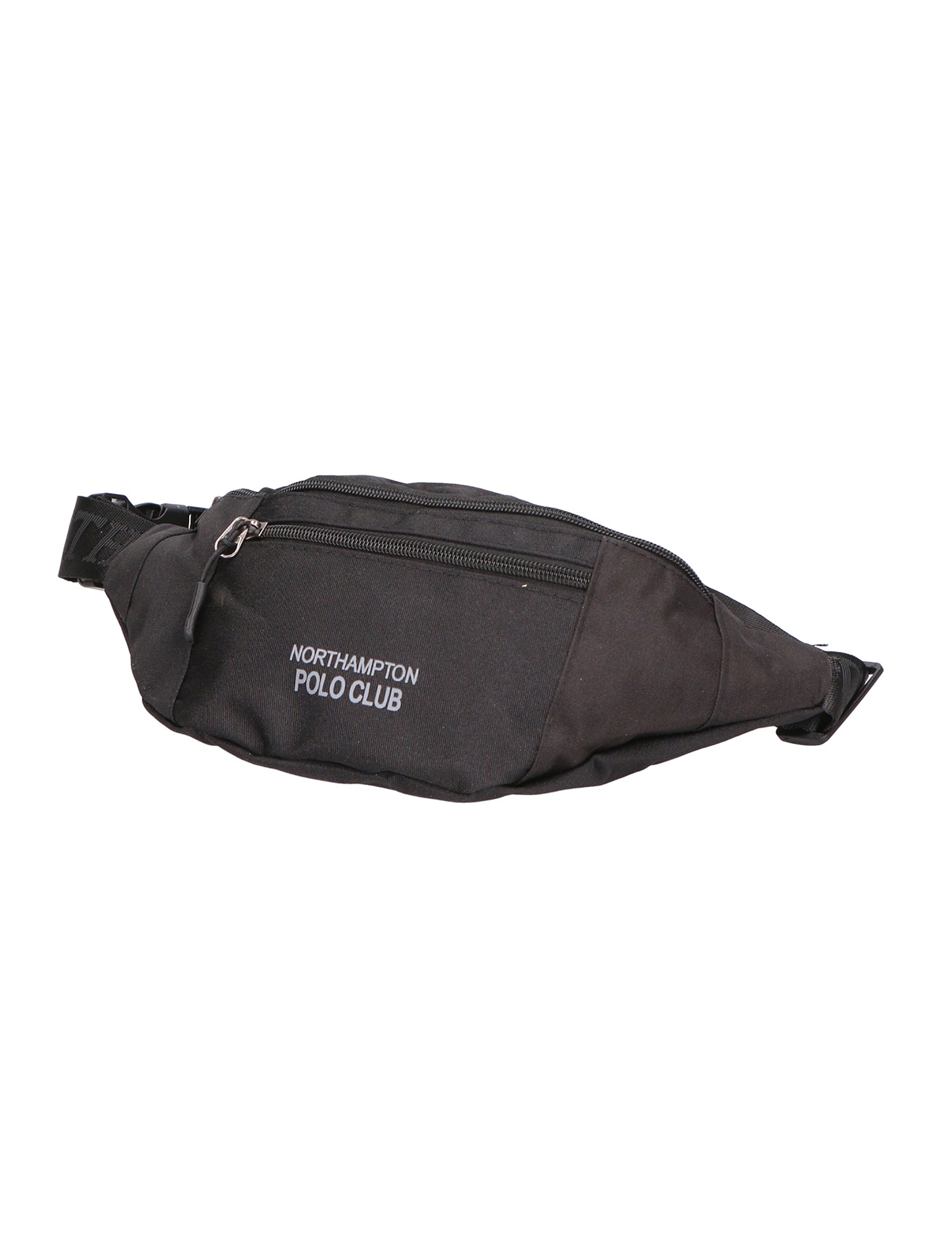 Borsa a tracolla uomo Pelle PU e Nylon PCL3147-BLACK Northampton Polo Club