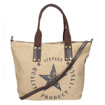 Sabrina Borsa a mano da donna 100% poliestere 8152-BEIGE Gave Lux