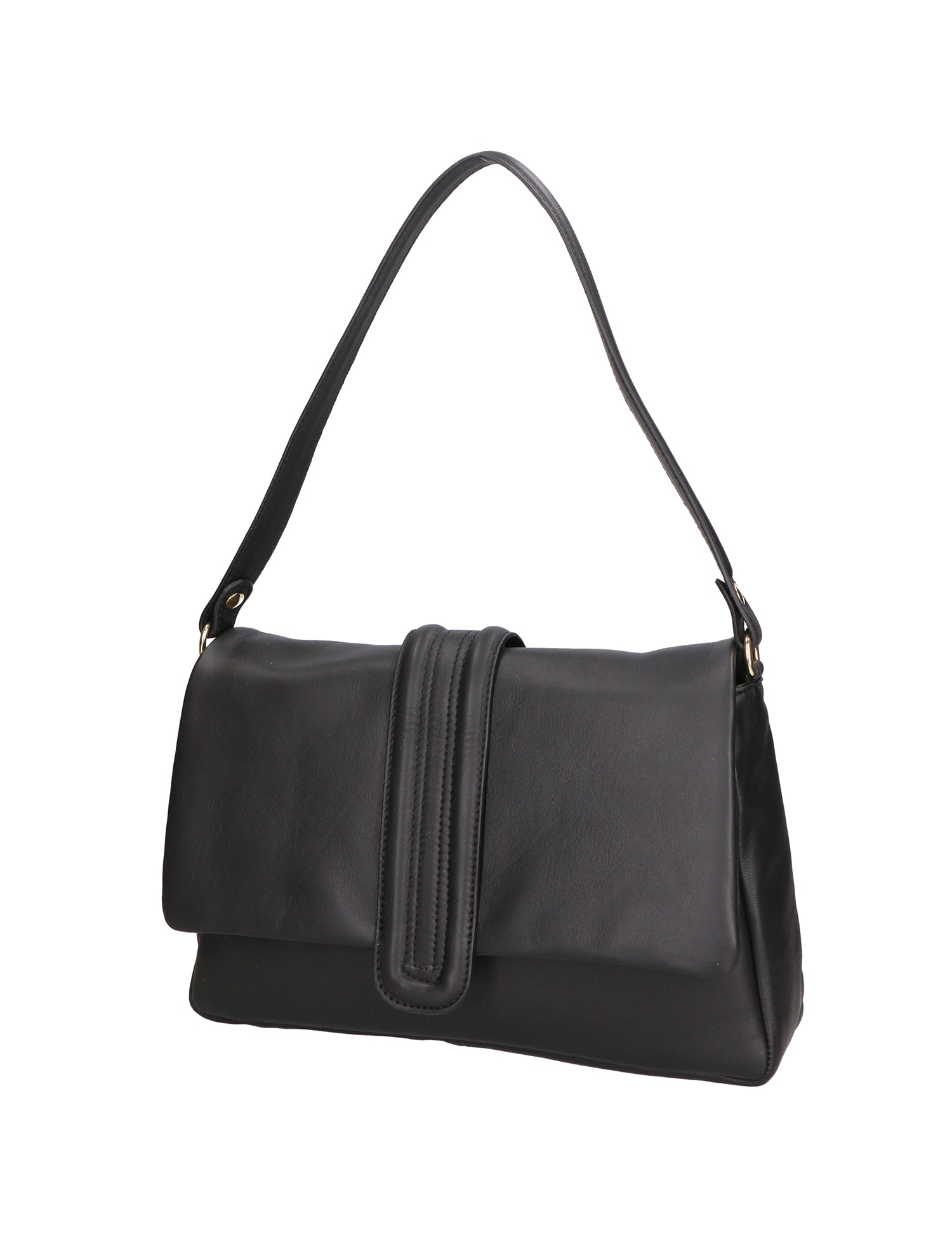 Jasmine Borsa a spalla da donna Vera pelle 06496-NERO Gave Lux