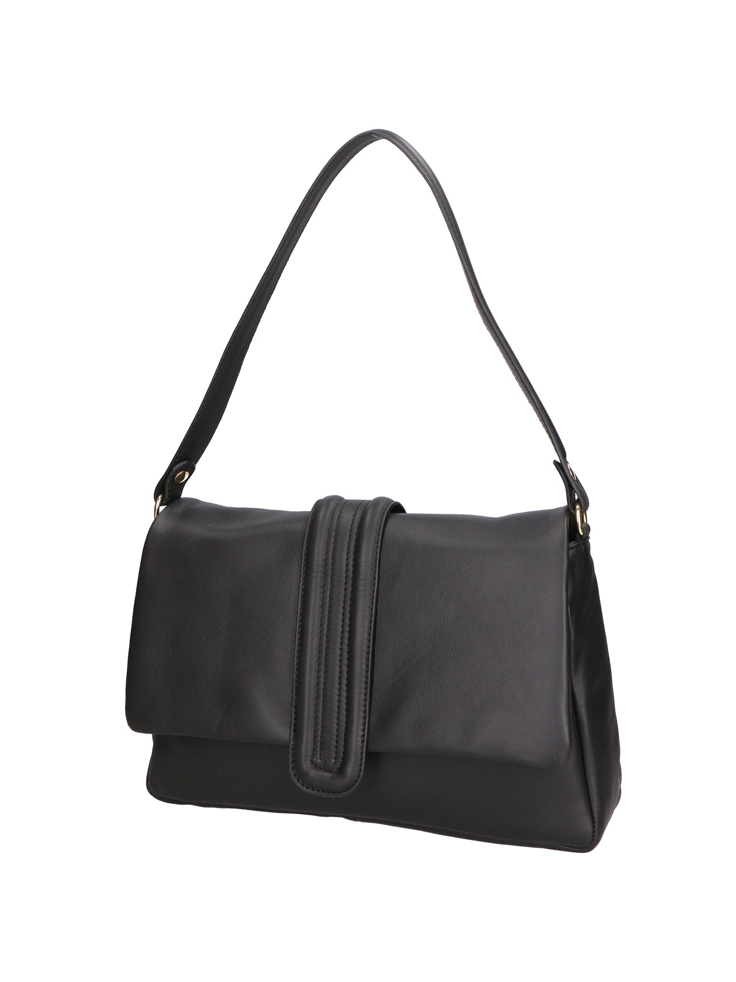 Jasmine Borsa a spalla da donna Vera pelle 06496-NERO Gave Lux