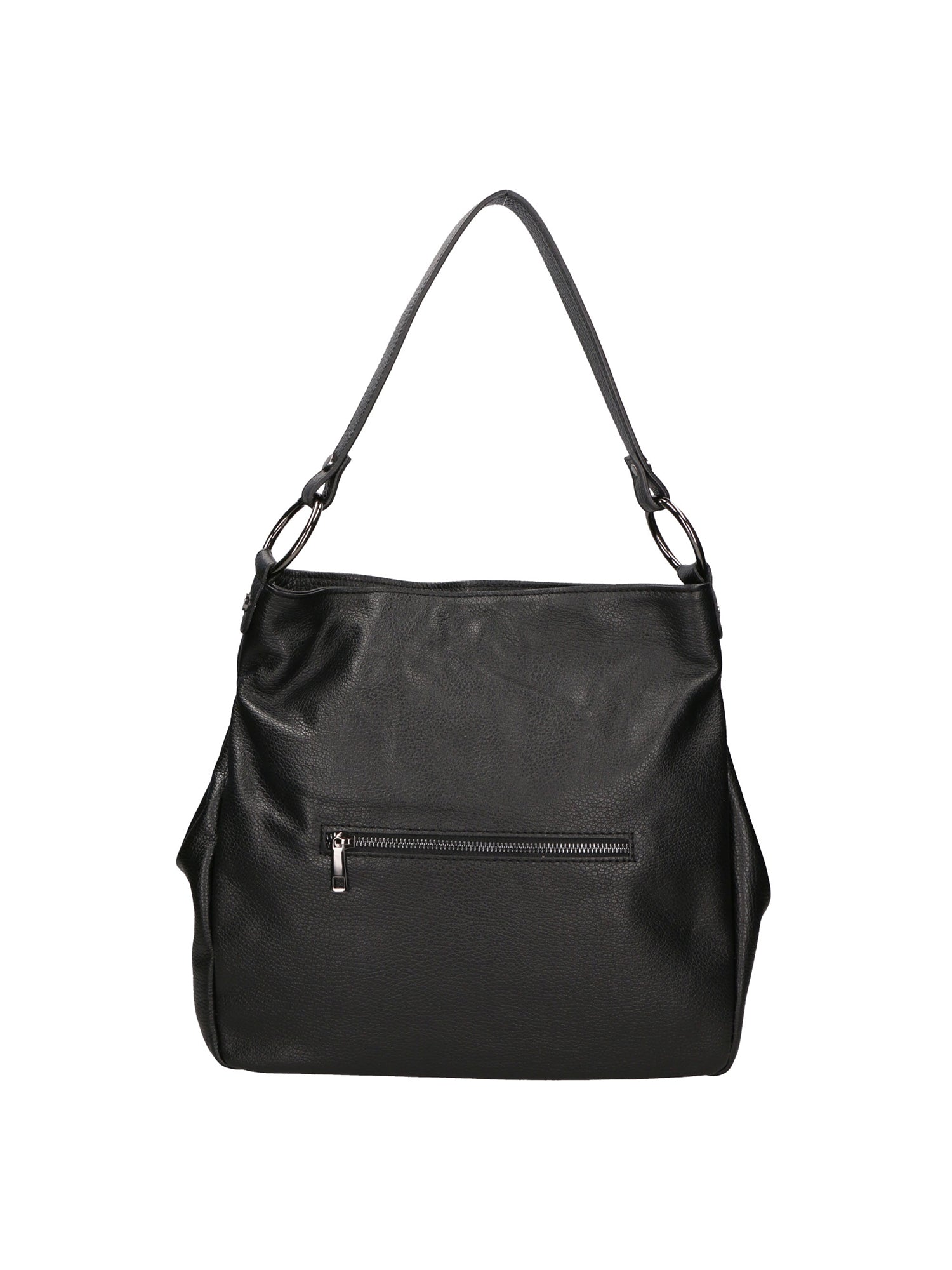 Bea Borsa a spalla da donna 100% pelle 05710-D28 NERO BLACK Gave Lux