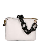 Borsa a tracolla da donna Vera pelle MYB-7024-SS-BIANCO My Best Bag