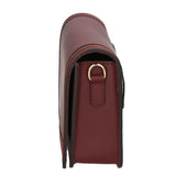 Borsa a tracolla da donna Made in Italy Vera pelle MYB-6006-FW-L330 VINO My Best Bag