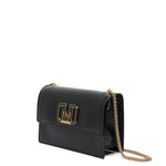 Borsa a mano da donna 100% Pvc FLAT SUPERMEE M-BLACK + LIGHT GOLD Marc Ellis