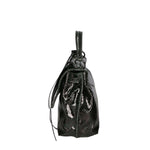 Vera pelle effetto serpente 03902-019 NERO Borsa a mano da donna Serpina Chiara Ferretti