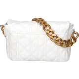 Aurélia Borsa a spalla da donna Vera pelle 04542-S01 BIANCO Gave Lux