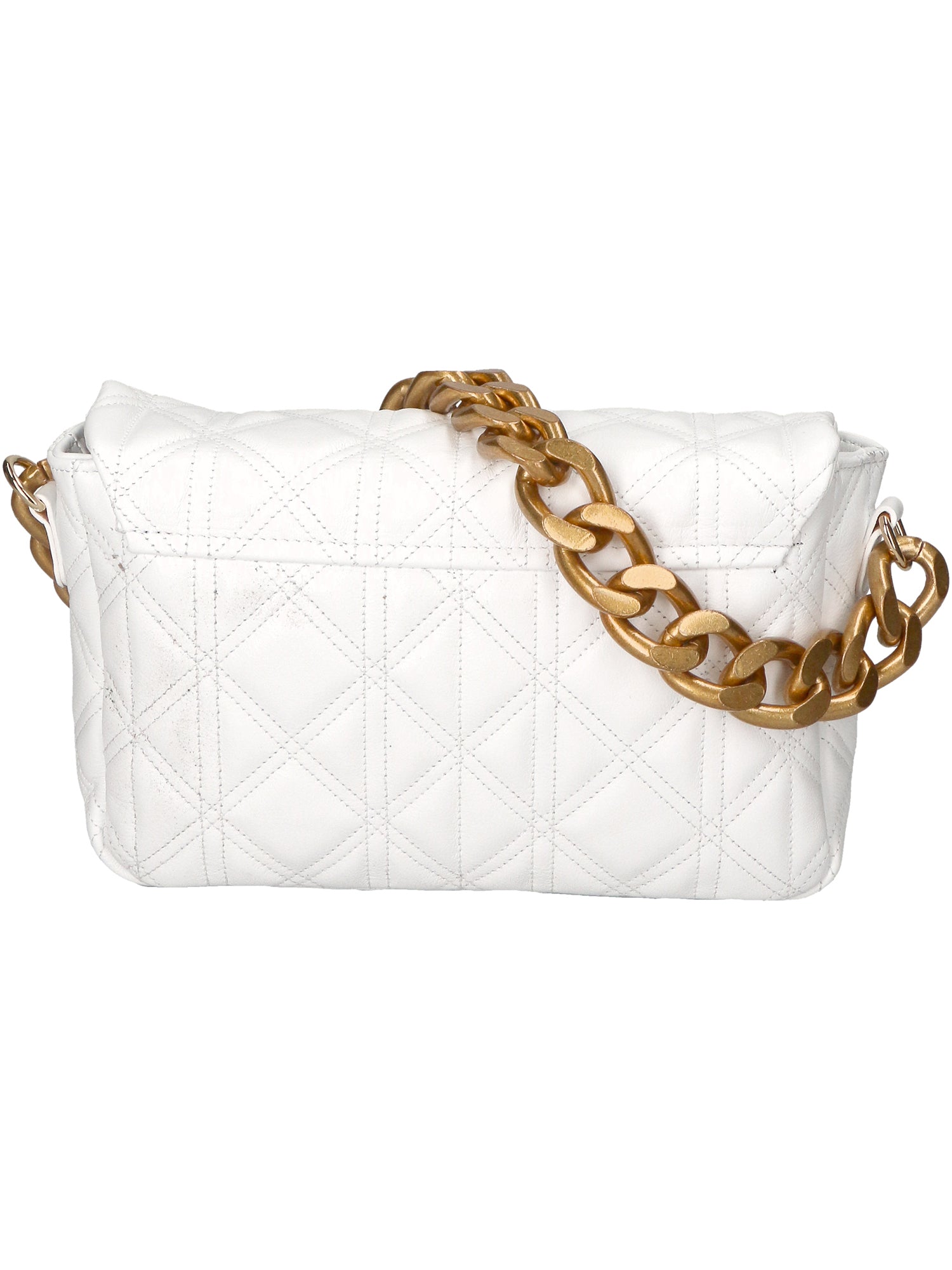 Aurélia Borsa a spalla da donna Vera pelle 04542-S01 BIANCO Gave Lux