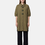Vestito in Cotone Verde Militare