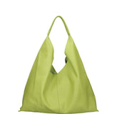 Women's Genuine Leather Hobo Bag Made in Italy 46x30x12 cm