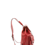 Zaino in vera pelle unisex Made in Italy 4030-ROSSO Alessia Firenze