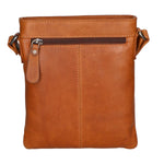 Borsa a tracolla da uomo Vera pelle RFID HILB-3098-CUOIO Hill Burry