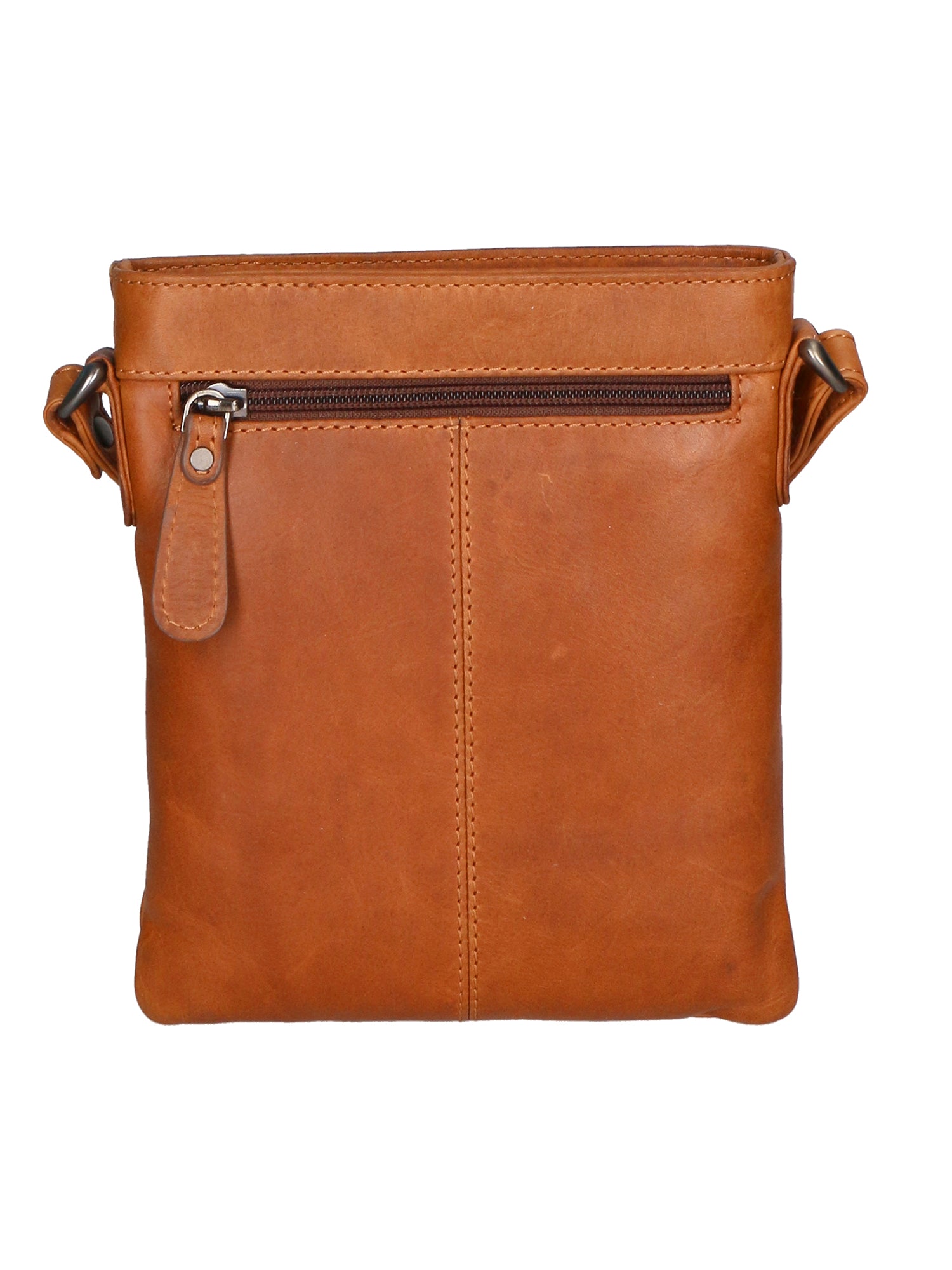Borsa a tracolla da uomo Vera pelle RFID HILB-3098-CUOIO Hill Burry