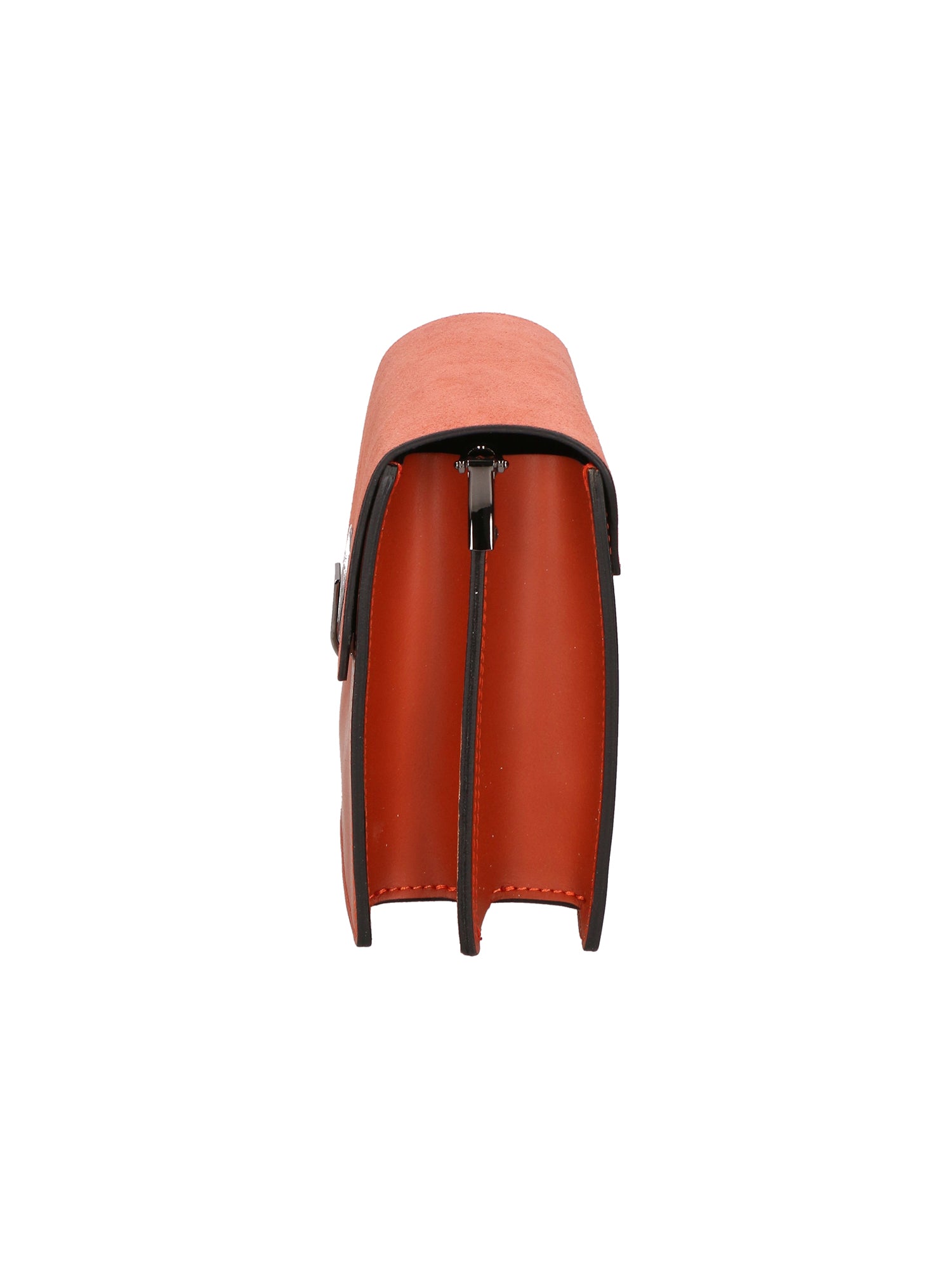 Palmira Borsa a spalla da donna Vera pelle 556014-ARANCIO ORANGE Gave Lux