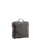 Borsa a mano unisex in vera pelle Made in Italy 4542-NERO Alessia Firenze
