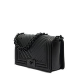 Borsa a mano da donna 100% Pvc FLAT S-BLACK Marc Ellis