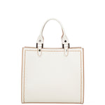 Borsa a mano da donna 100% vera pelle 07262-P 602 BEIGE Roberta Rossi