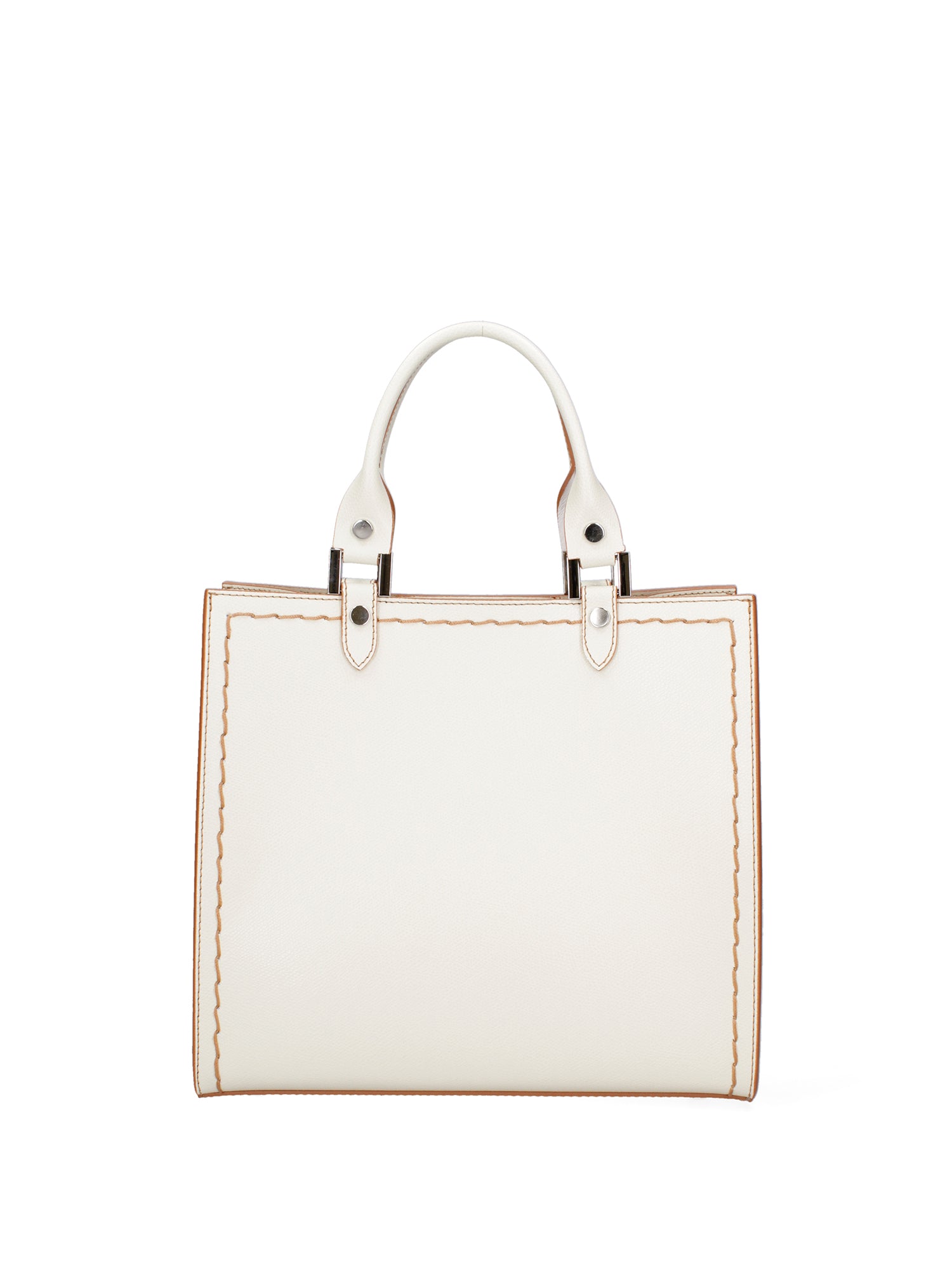 Borsa a mano da donna 100% vera pelle 07262-P 602 BEIGE Roberta Rossi