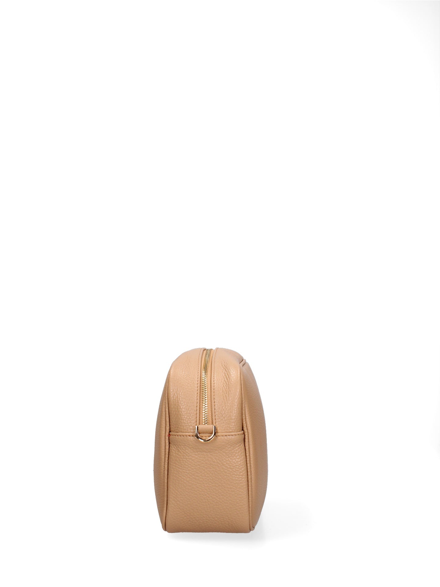 Borsa a Tracolla in Dollaro Leather Sabbia