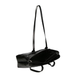 Flora Borsa a spalla da donna Vera pelle 9118-NERO BLACK Gave Lux